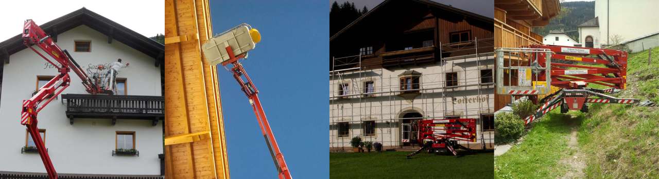 bilderreihe verleih gerüst hebebühne